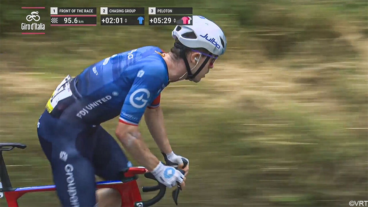 LIVE Giro: 11 renners leiden de debatten, 18 anderen gaan nog in de achtervolging in dolle openingsf