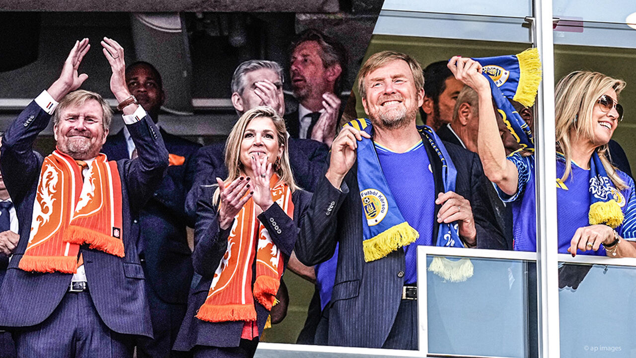 Zijn zij de sleutel van het succes? Nederlands koningspaar ziet Oranje ruim winnen en Curaçao histor