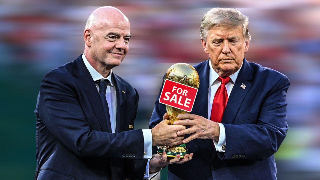 Is het WK straks écht 'for sale'? Infantino legt "nucleaire bom" onder het voetbal met nieuw miljardenplan (ook Trump weer betrokken) | Sporza