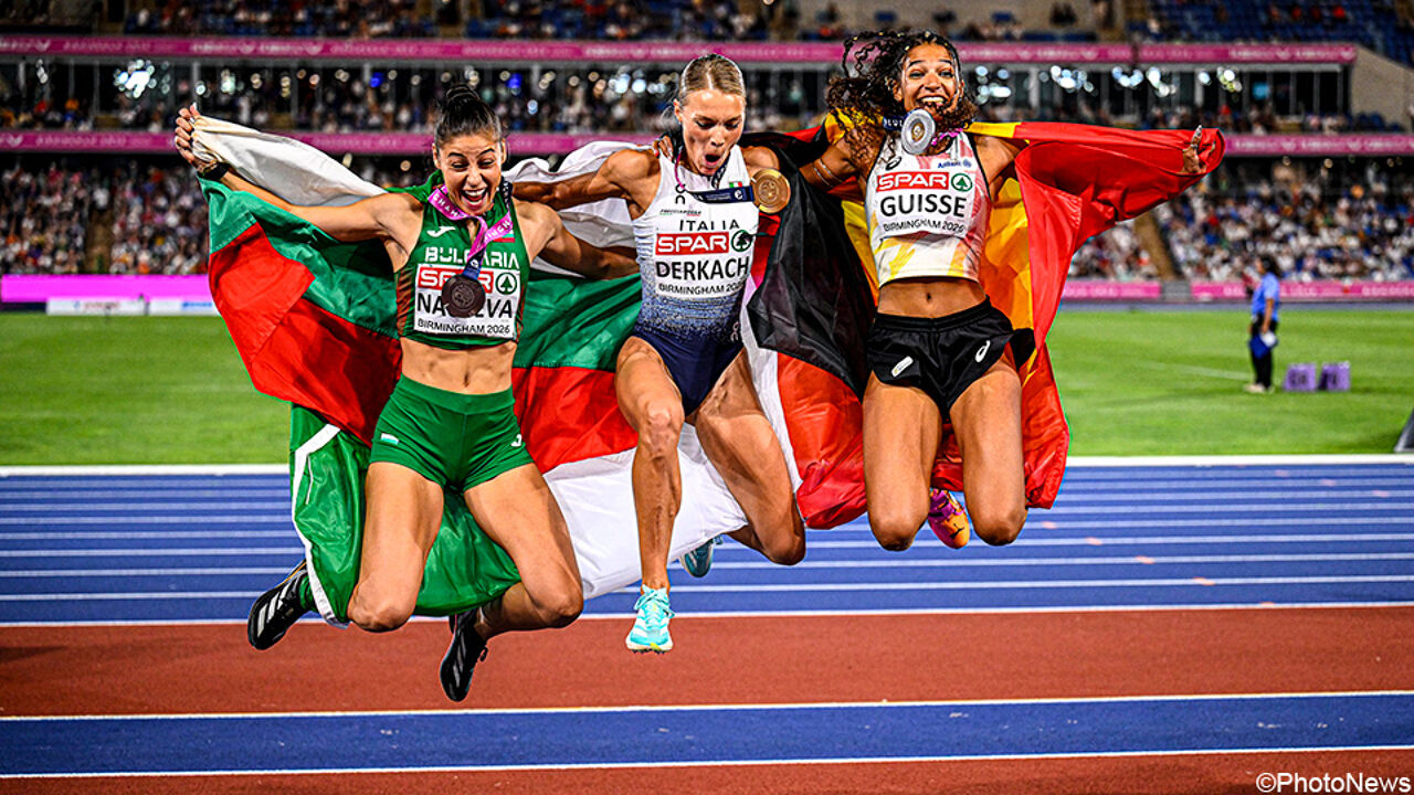 Photo: Sporza Saliyya Guisse Wins Shock Silver in Triple Jump at European Athletics