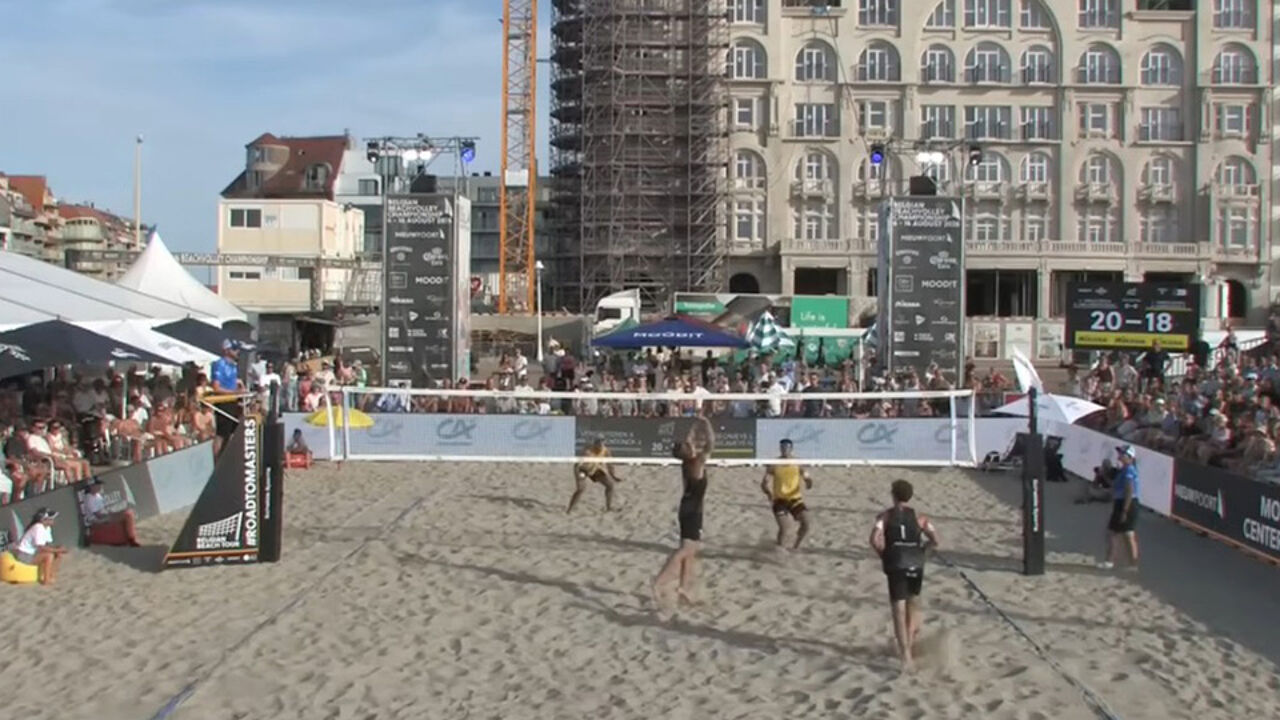 Zondag krijgt BK beachvolleybal apotheose in Nieuwpoort: 