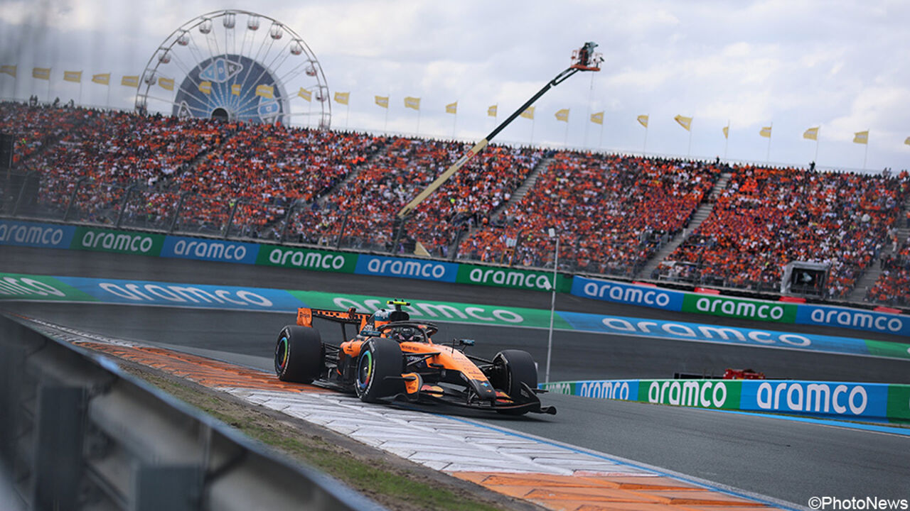 Zandvoort krijgt meeslepende 'last dance': Lando Norris verzilvert zijn pole, Max Verstappen crasht 
