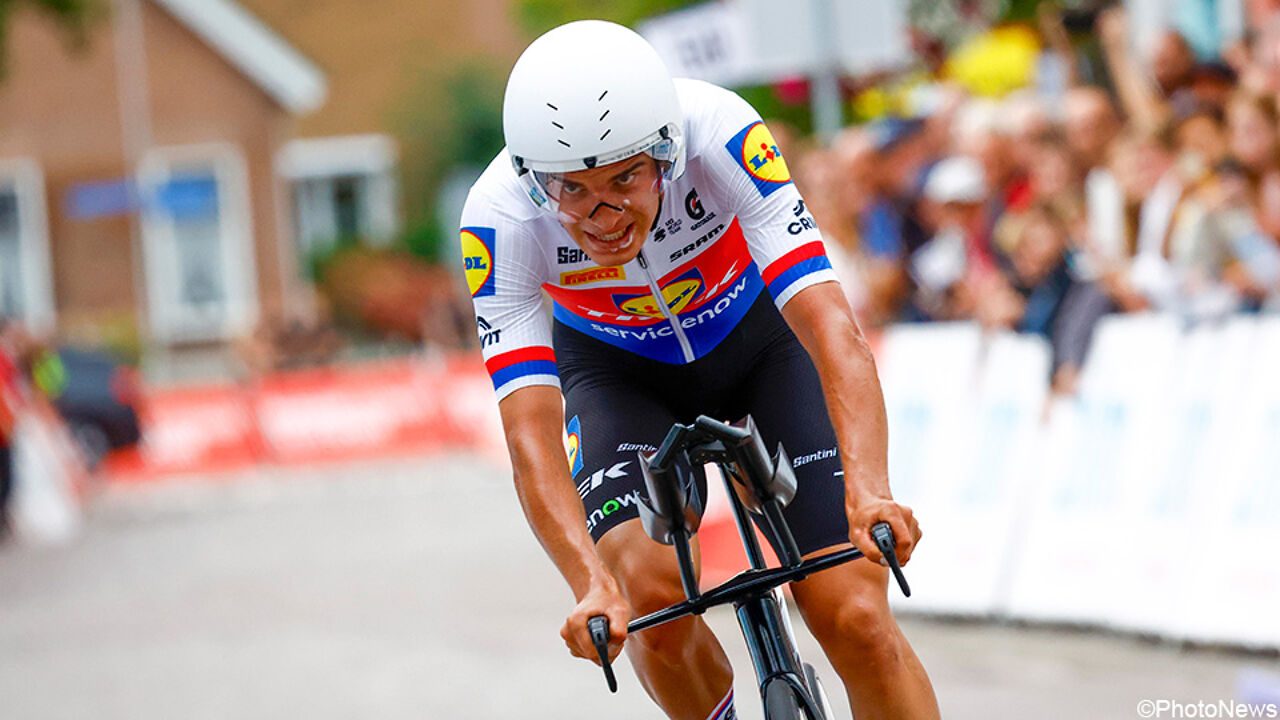 Lidl-Trek blaast tegenstand weg in tijdrit ZLM Tour, Mathias Vacek is de primus