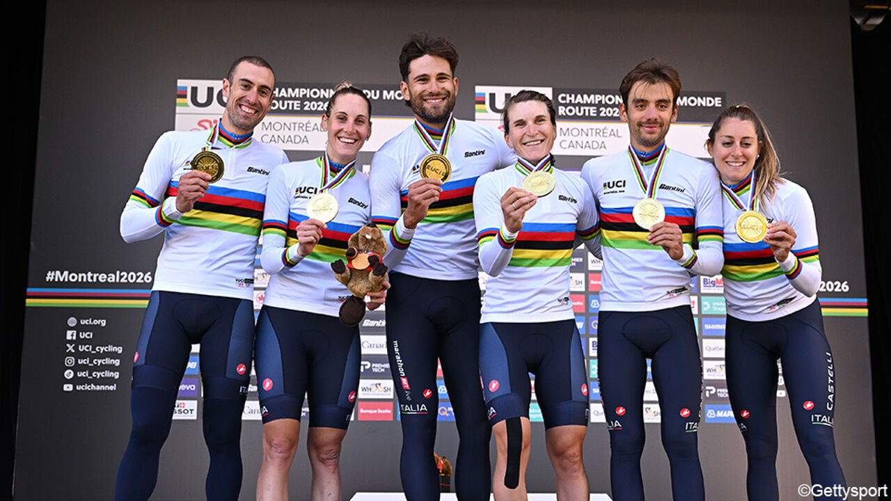 Photo: Sporza Italy Wins First-Ever Mixed Relay World Title in Montreal