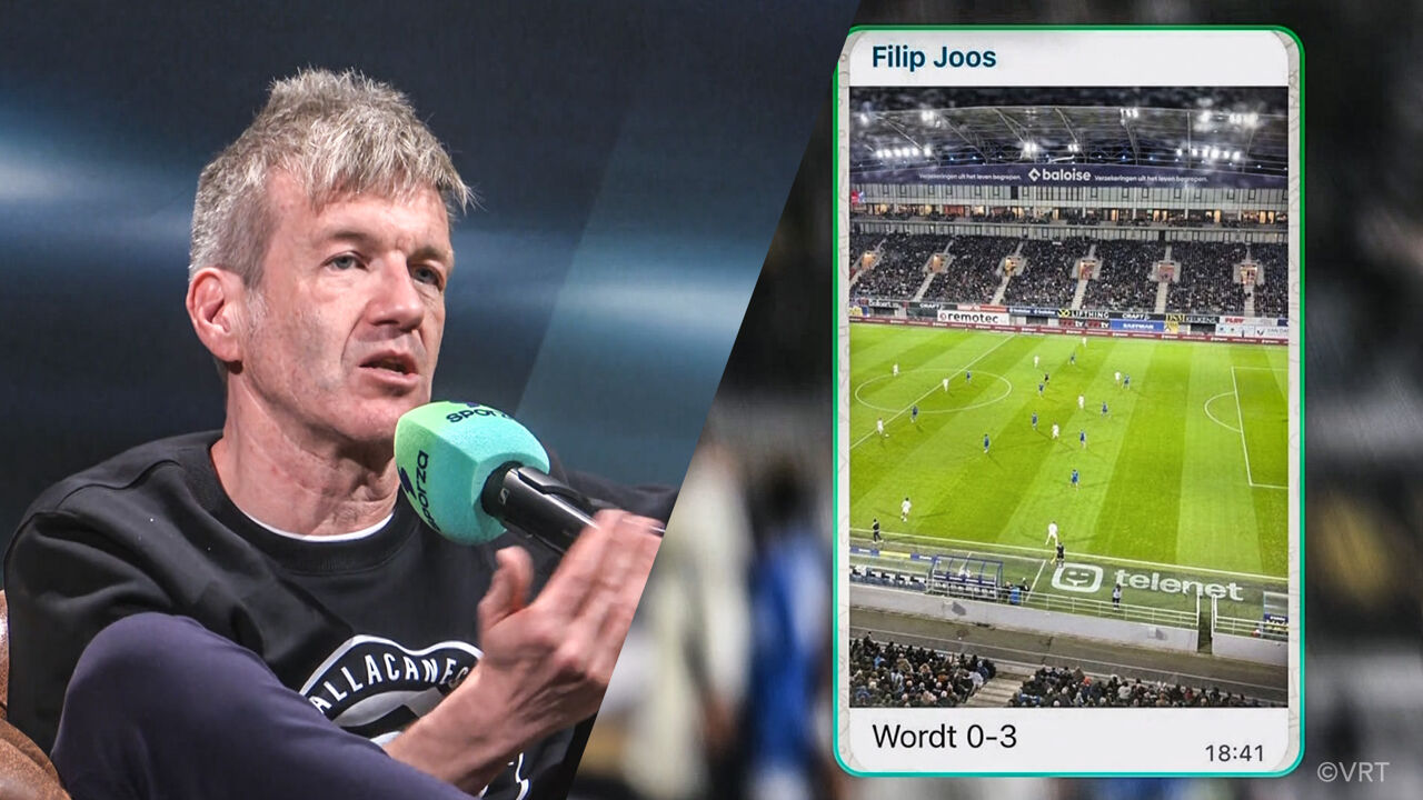 Foto: Sporza Kenneth Bornauw uit kritiek op Vítor Bruno bij Anderlecht