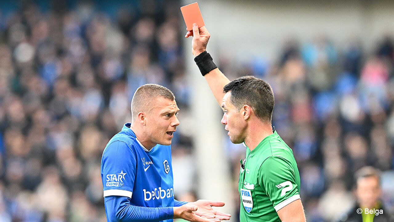 KRC Genk Star Daan Heymans Suspended After Red Card Against Standard