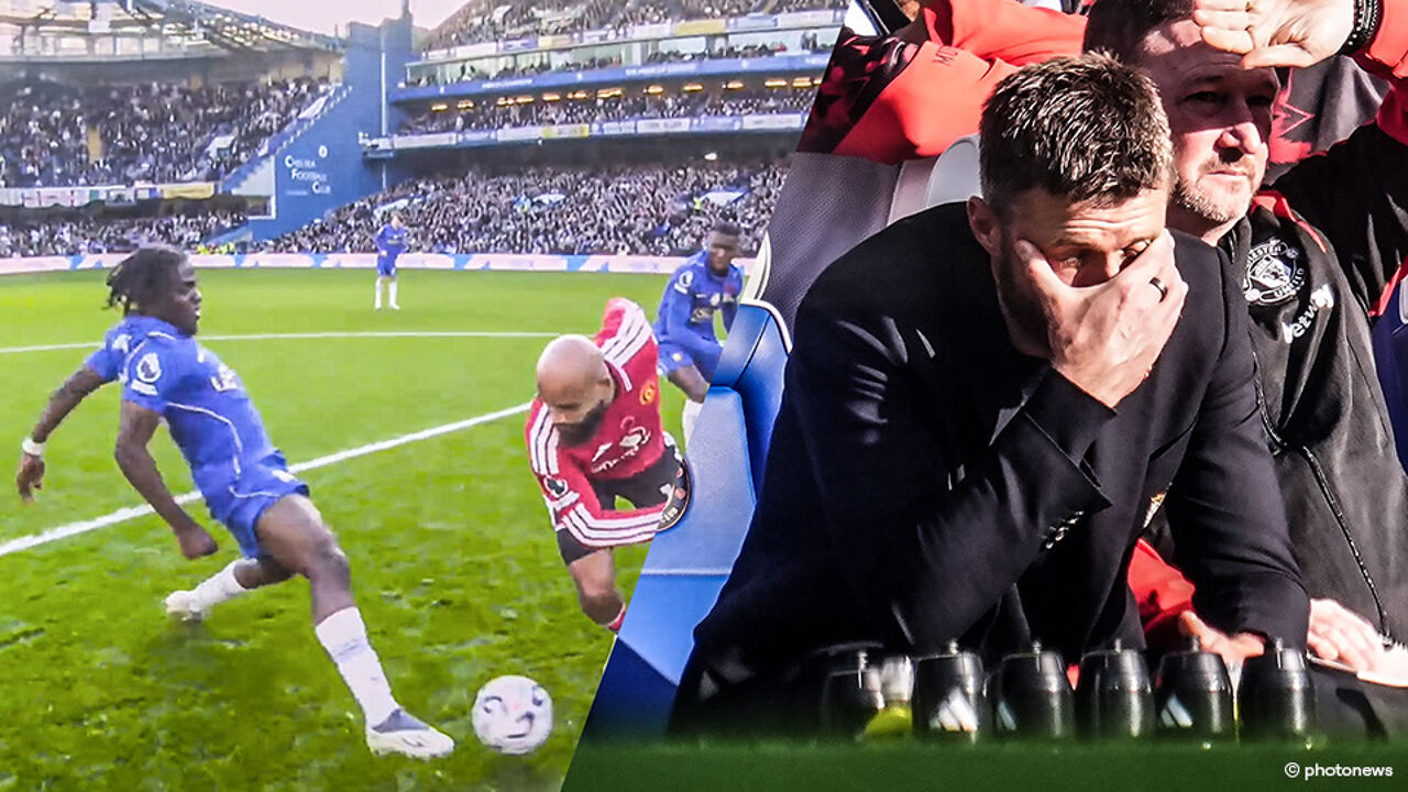 Photo: Sporza Chelsea Defeats Manchester United After Martínez Red Card